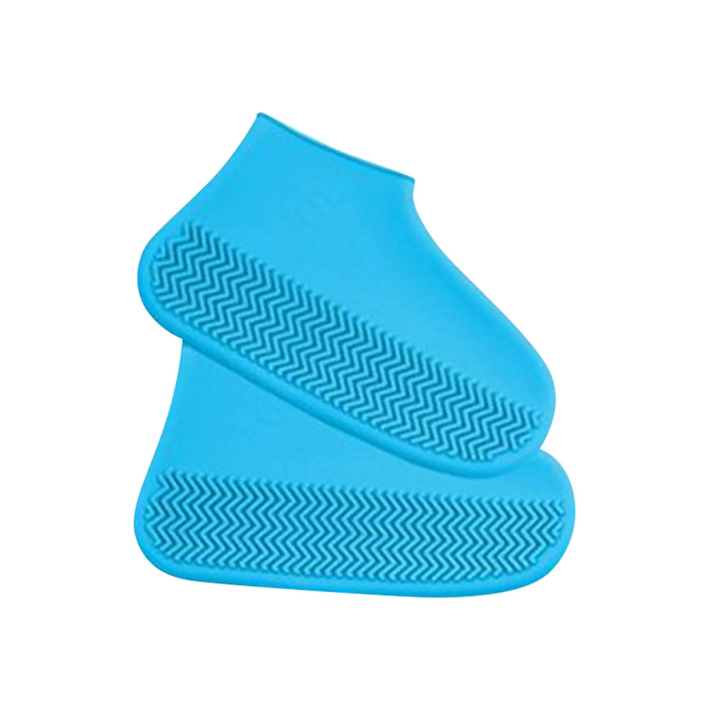 Non-Slip Wear-Resistant Reusable Rain Boots Unisex Silicone Easy to Remove Shoes Cover Protable Water Resistant Shoe Accessories Qme