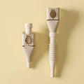 Plastic Refueling Funnel Portable Folding Telescopic Hose Bayonet Qme Gray