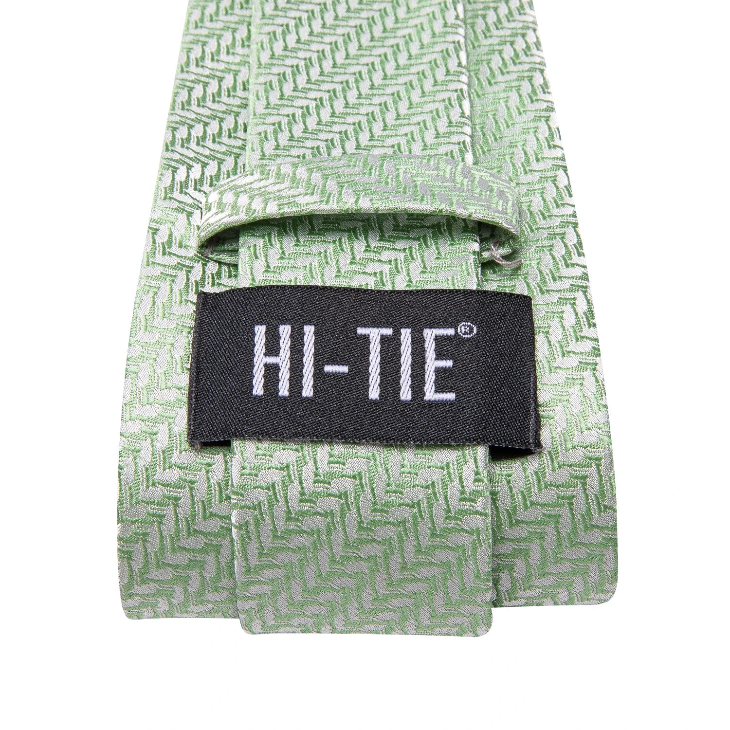 Hi-tie Men's Ties Solid Dot Striped Jacquard Necktie Accessories Qme