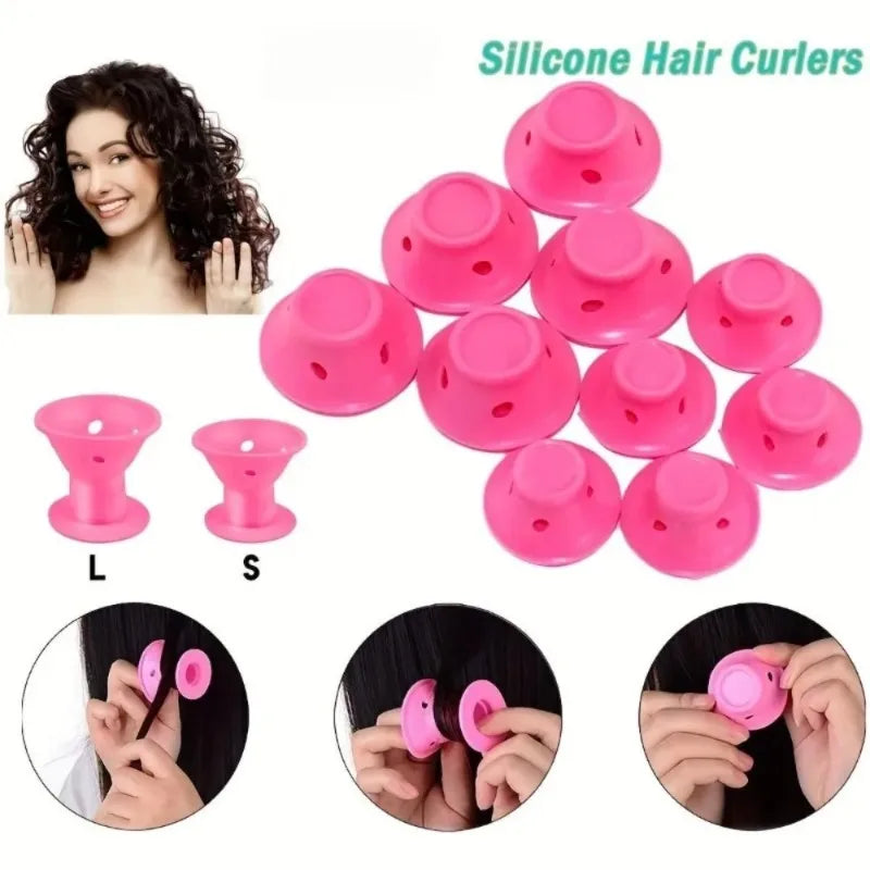 Heatless Curling Rods No Heat Overnight Styling Tool Women Natural Qme