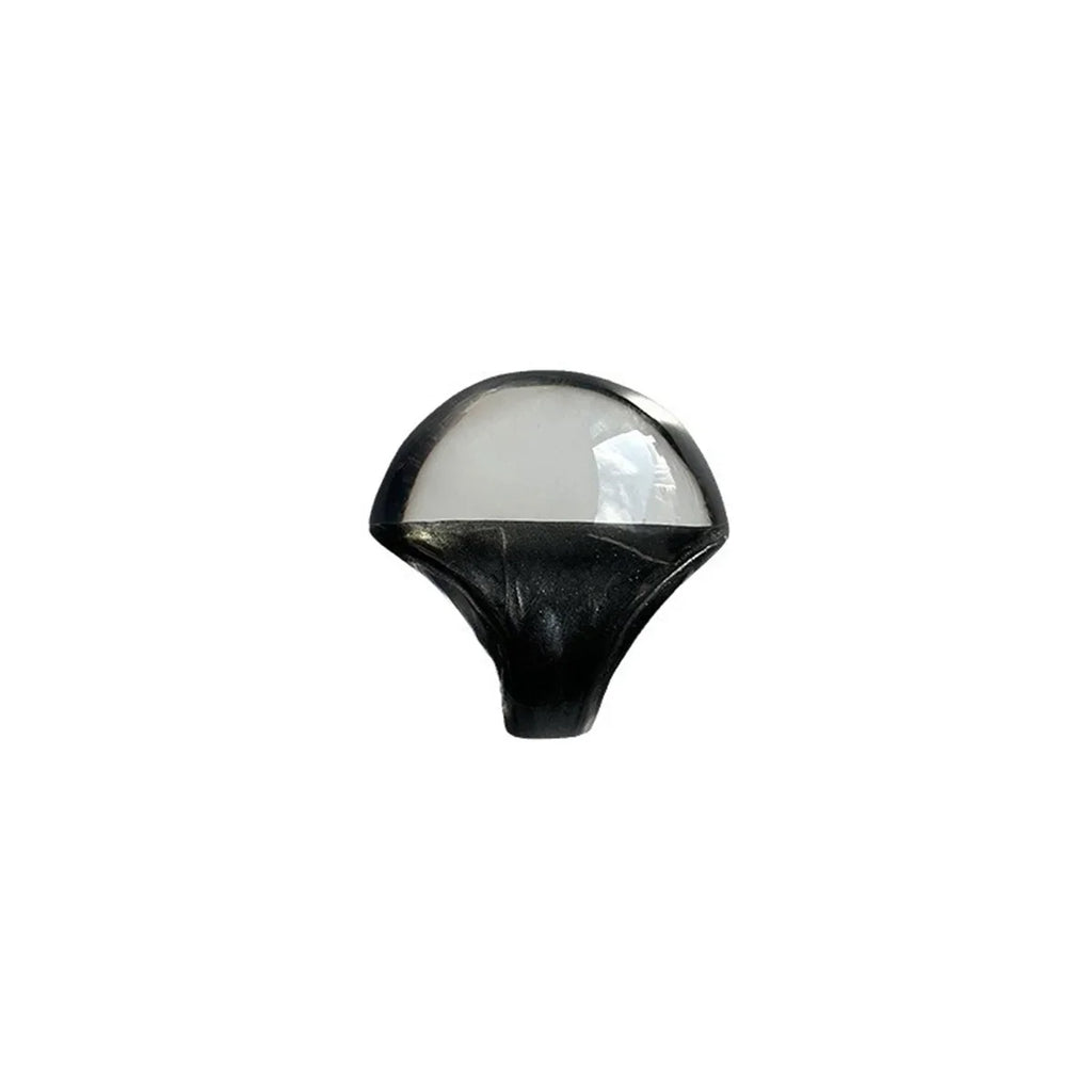 Cute Y2k Transparent Resin Chunky Large Rings Geometric Oval Wide Vintage Jewelry Gift for Women Girls New Ins Hip Hop Rings Qme