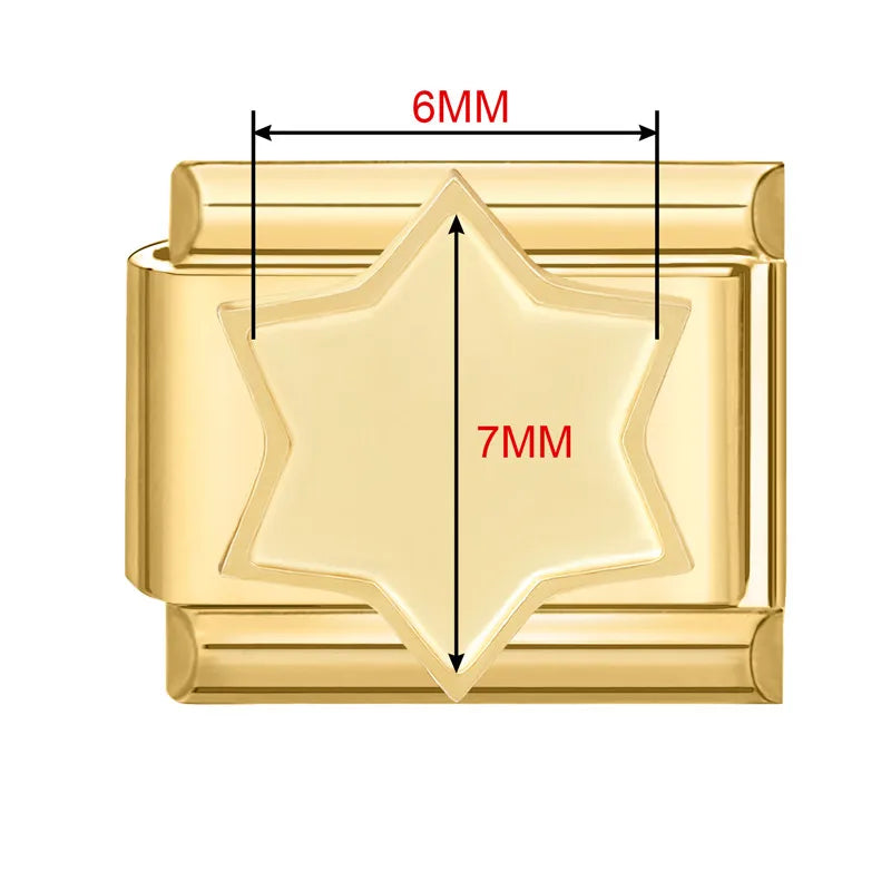 2026 New Stainless Stee Bracelet Italian Charms DIY personalized photo picture frame creation titanium splicing module bracelets Qme Style 29