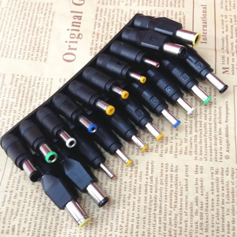 3PCS 8-in-1 DC Power Adapter Connectors 5.5*2.1mm Universal Laptop Charger Conversion Plug Qme