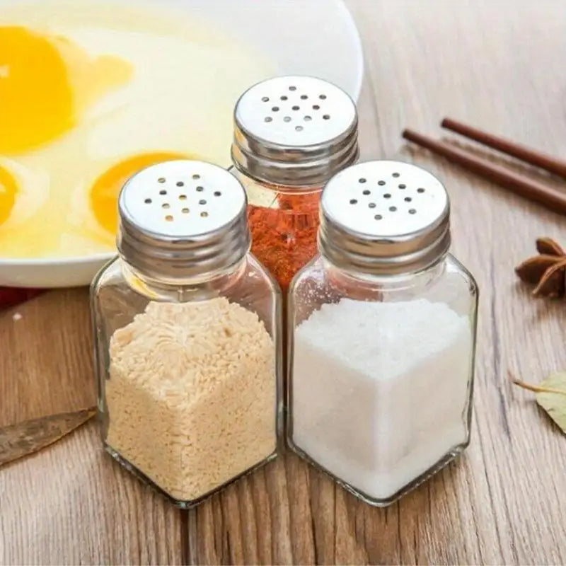 Transparent Seasoning Bottle Storage Tray Outdoor Barbecue Pepper Qme