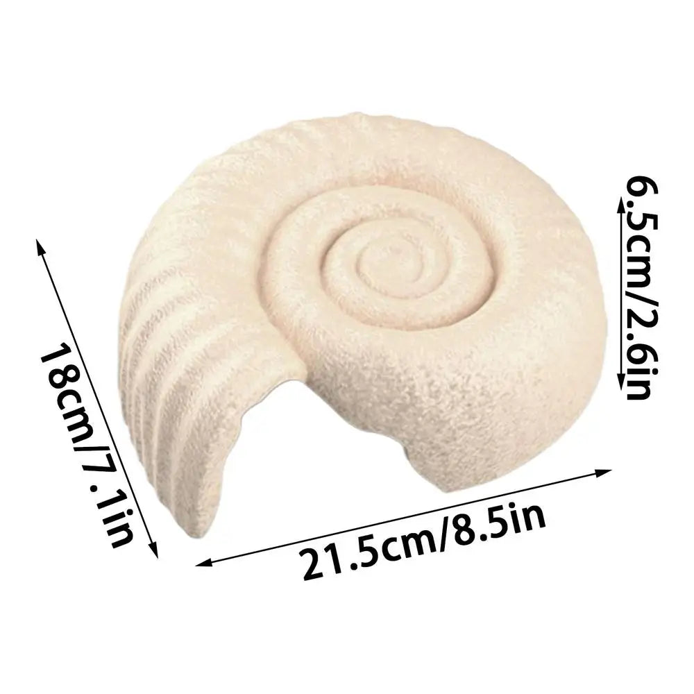 Snake Hide Out Ammonite Shape Cage Shelter Nest Decorative Habitat Qme GRAY China Mainland