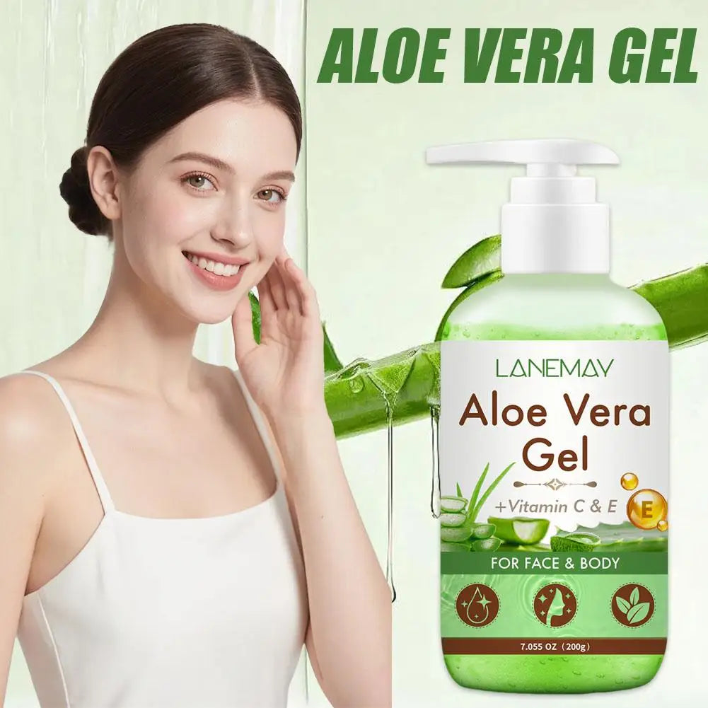 Aloe Vera Gel Cream Hydrating Moisturizing Fast-absorbing Non-sticky Qme