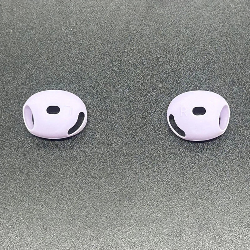1Pair Silicone Ear Pads 4 Case Wireless Earphones Protective Caps Qme A7