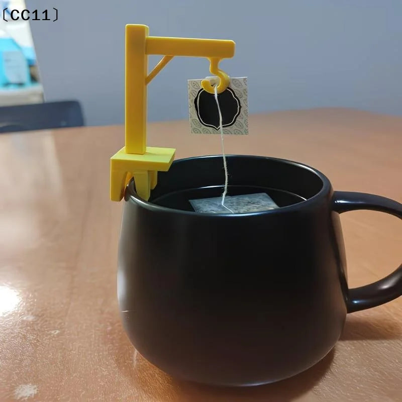 Tea Bag Holder Suitable 3- Thick Cups Fixing Clip Easily Hangs Bags Qme