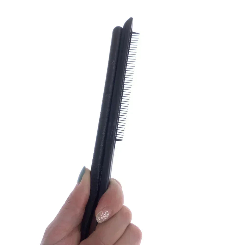 1PC Useful Hair Straighten Salon Comb Hairdressing Smooth Tool Hold Tongs Hair Styling Tools for Women Hair Brush Straightener Qme
