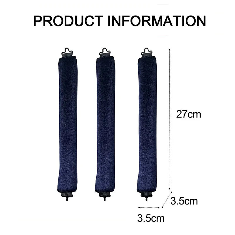 Heatless Hair Curlers Curling Rod Headband No Heat Lazy Curls Hook Qme