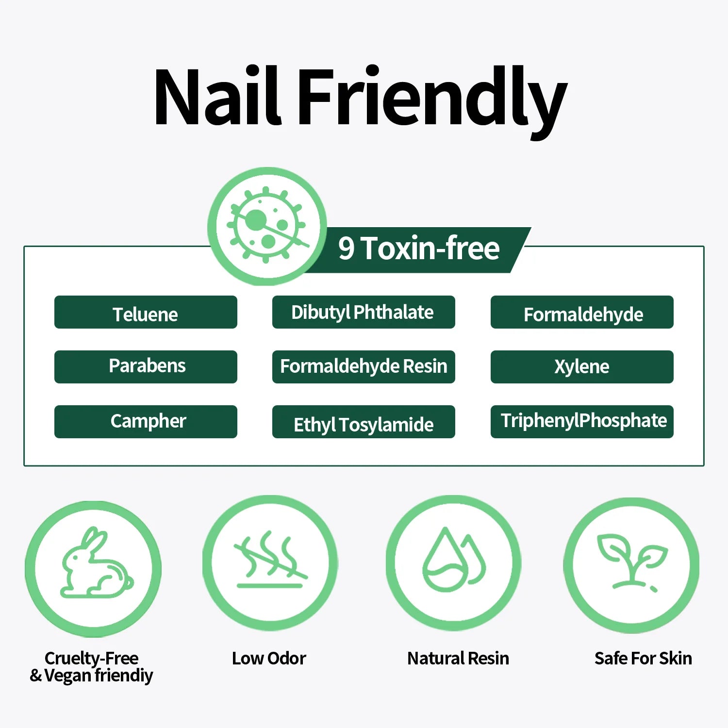 Nailpop HEMA TPO Water Droplet Coat No Wipe Gel Fast Forming Glossy Qme