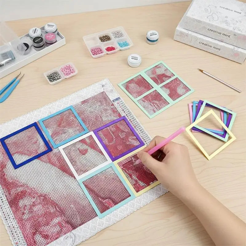 Reusable Positioning Tools Colorful Magnetic Rhinestone Painting Qme