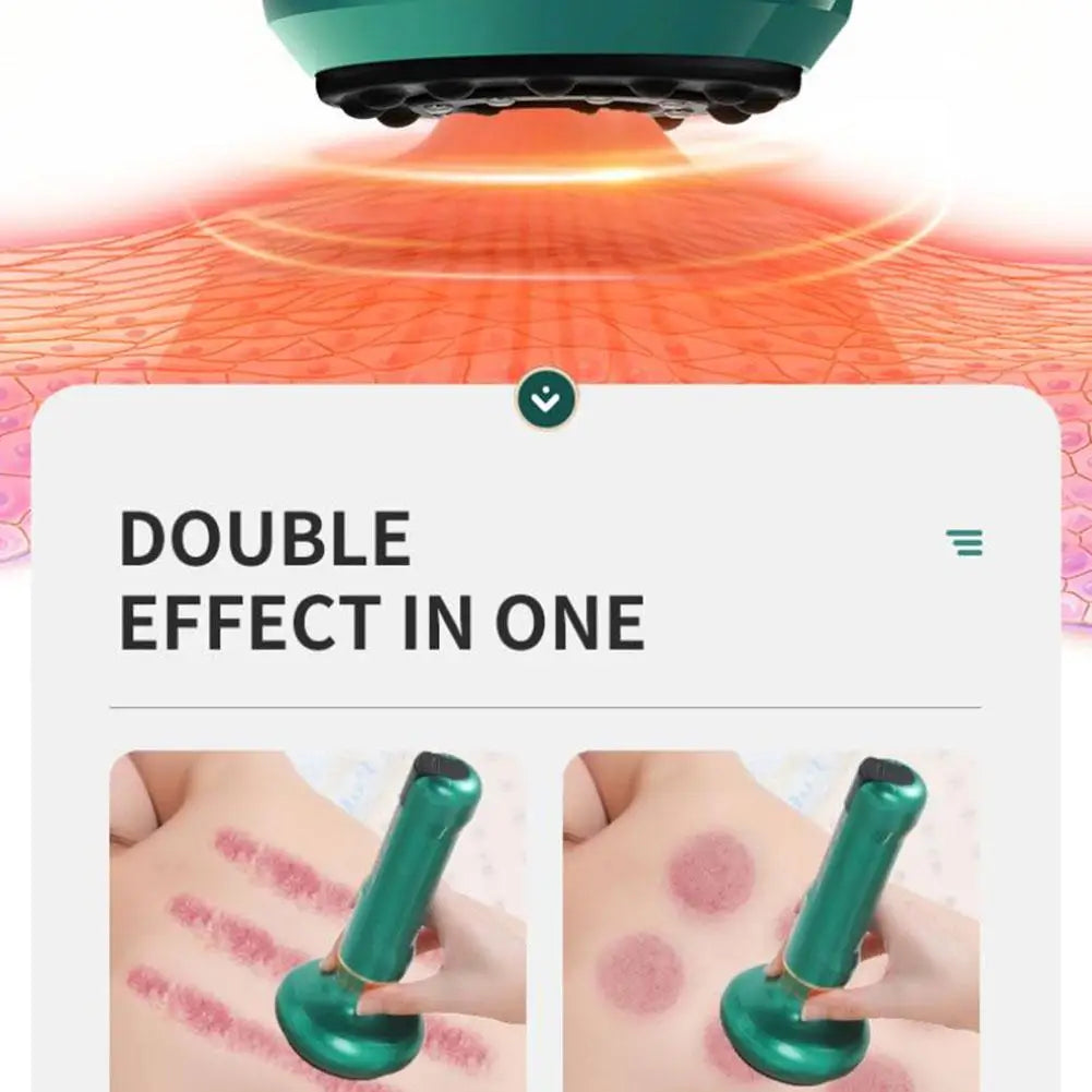 Handheld Adjustable Cellulite Massager Cupping Machine Rechargeable Qme