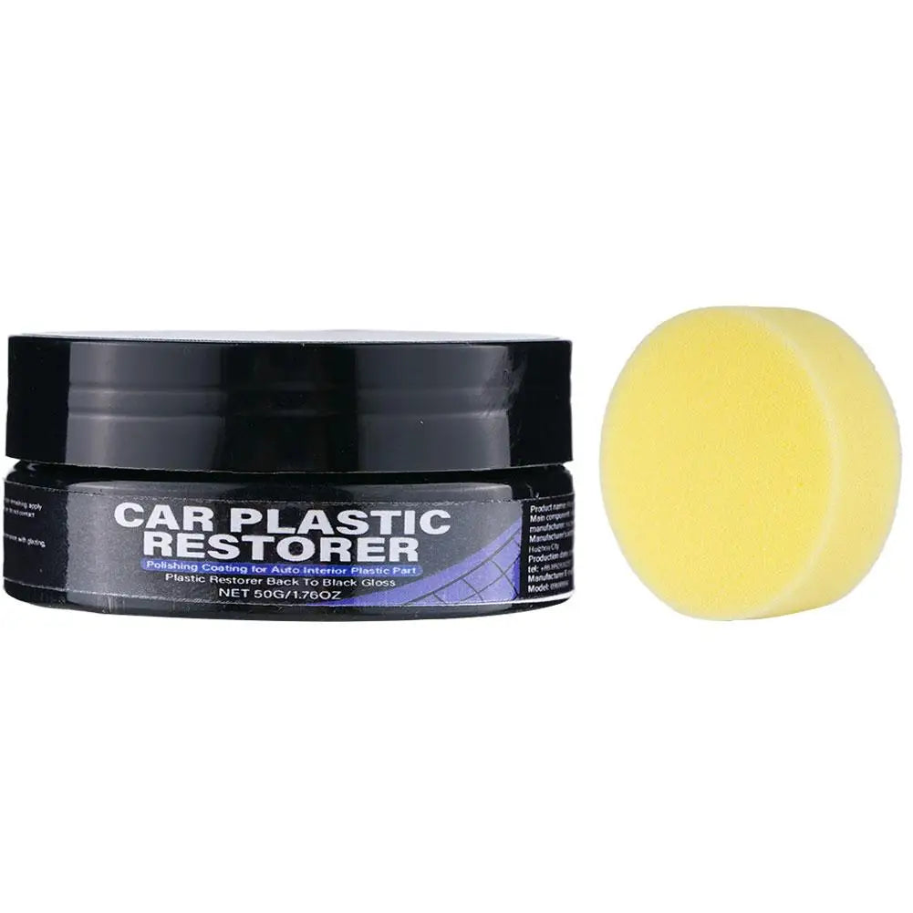Car Plastic Restorer Cream Interior Exterior Scratch Remover Wax Auto Qme 50G