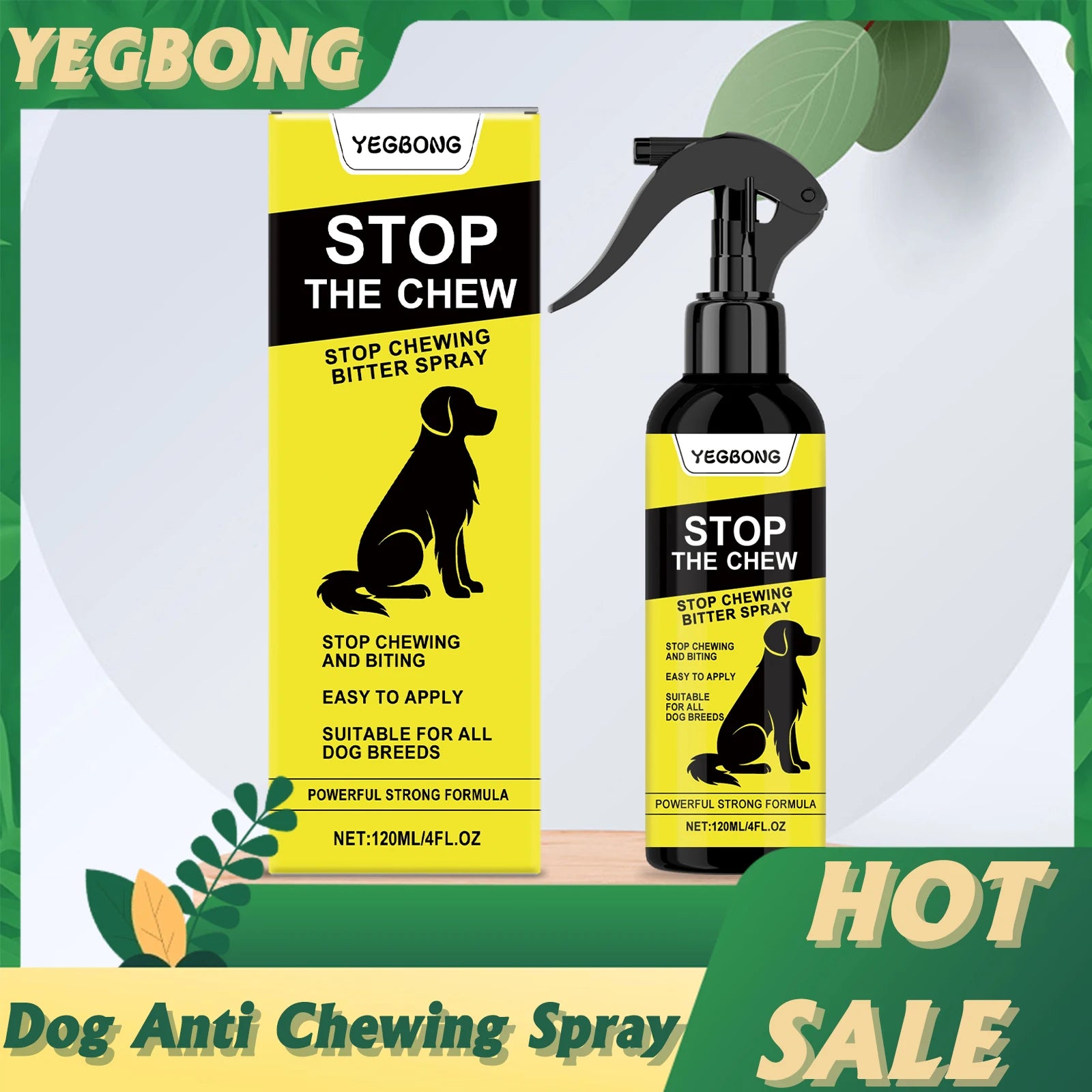 Dog Anti Chewing Spray Reduce Biting Furniture Behavior Develop Good Habits Prevent Licking Wounds Pet Stop Chewing Bitter Spray Qme