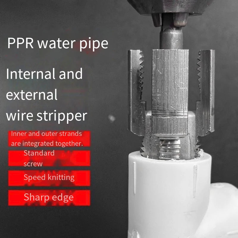 Pipe Thread Cutting Tool Integrated Internal External Threading Qme