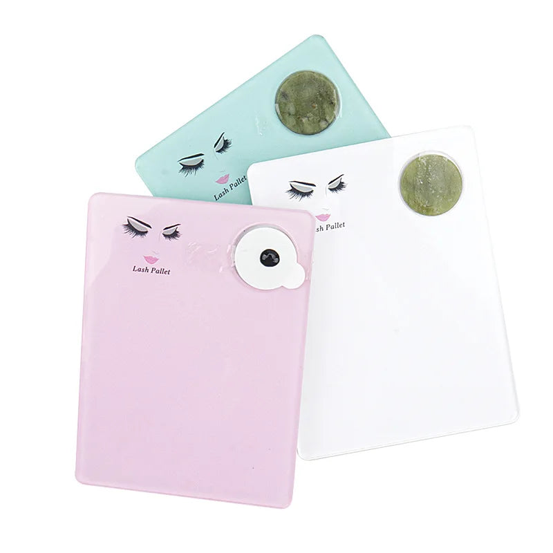 Eyelash Extension Scale Holder Magnetic Acrylic Lash Board Glue Qme