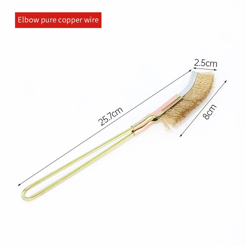 Stainless Steel Wire Brush Gap Groove Cleaning Tools Multi-function Qme Wan Gold