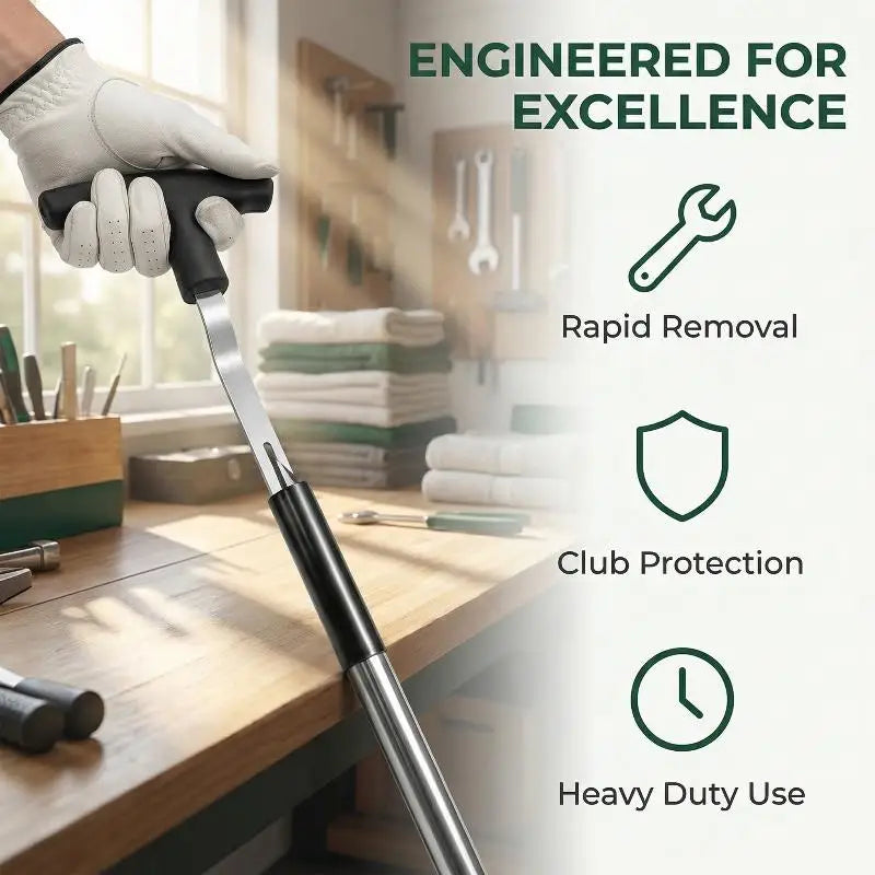 Golf Grip Removal Tool Reusable Club V-groove Remover Saver Qme