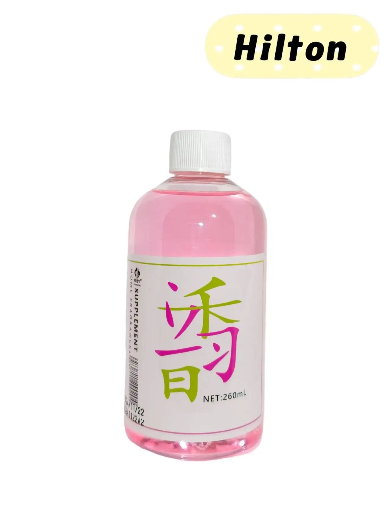 Car Aromatherapy Refill / Air Freshener Refill, 260ml Large Capacity, Multiple Natural Sweet and Fragrant Scents. Qme Hilton 260ml