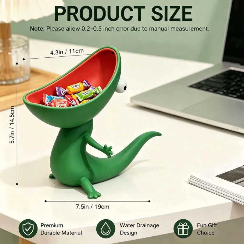 Deluxe Reptile Collection Slim Snake Soap Box Key Holder Desk Decor Qme