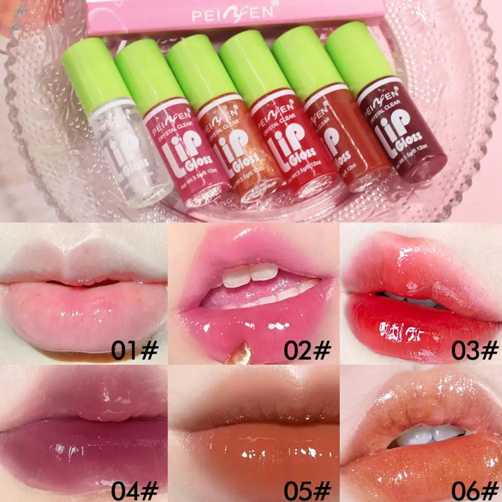 Moisturizing Lip Gloss Transparent Oil Hydrating Glaze Plumper Make Qme