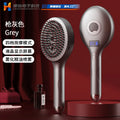 Electric Spray Massage Comb Hair Growth Vibration Head Massager Brush LED Anti Hair Loss Scalp Liquid Medicine Atomizing Comb Qme gray