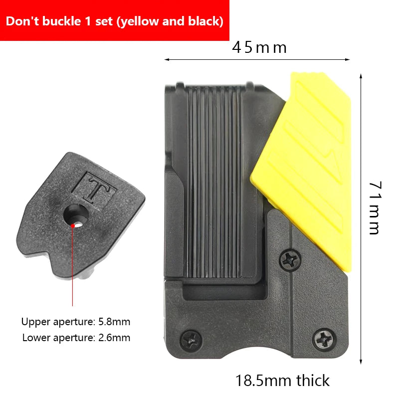 Quick Release Buckle Hammer Wrench Power Tool Waist Belt Organiser Qme A2