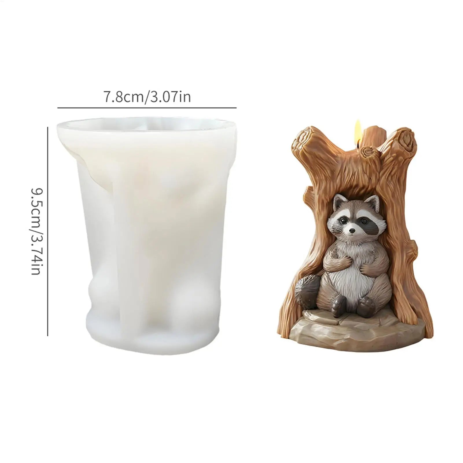 Tree Stump Silicone Mold 3D Stump-shaped Home Decor Apartment Room Qme