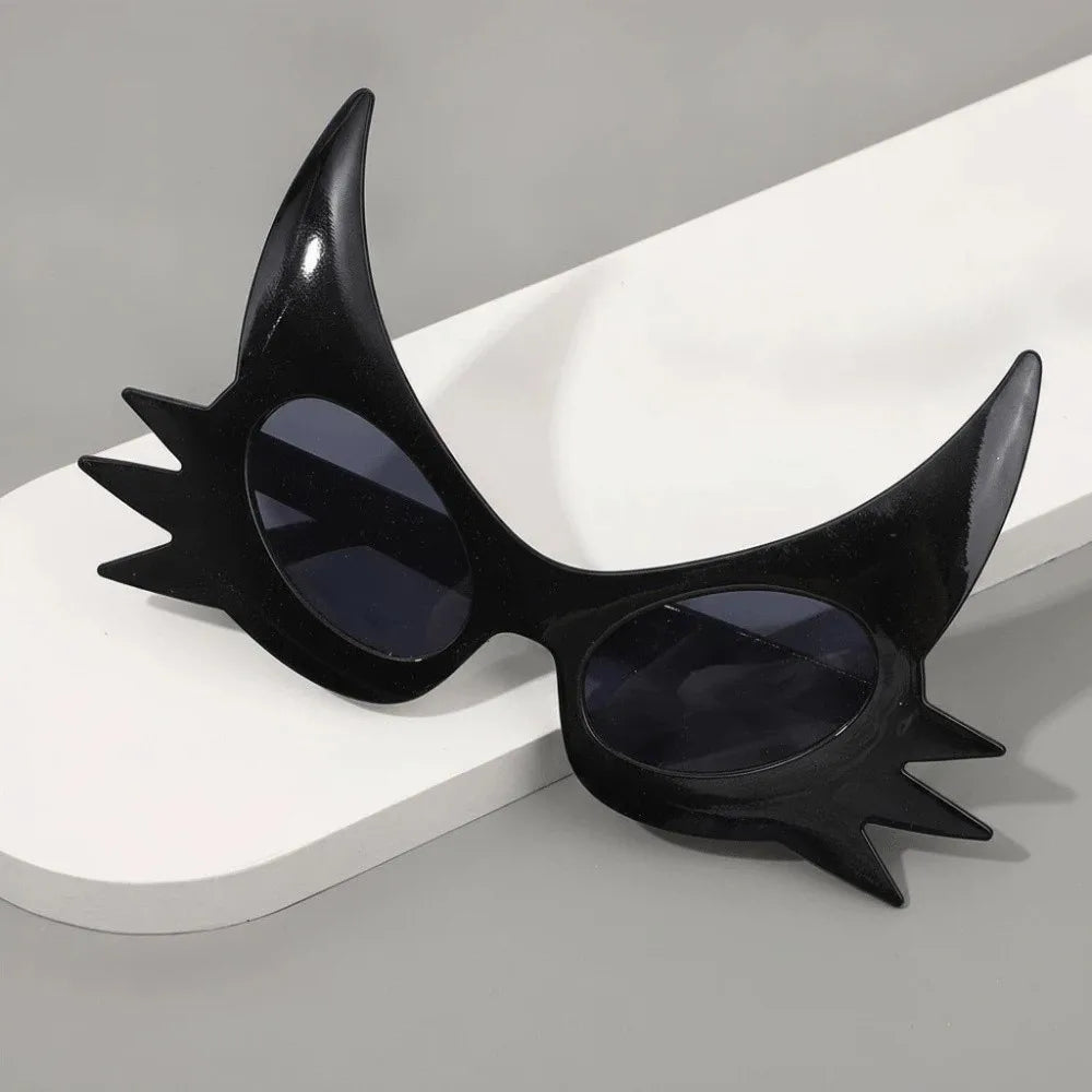 Skeleton Hand Halloween Party Sunglasses Spider Web Dark Lenses Funny Qme Style 2