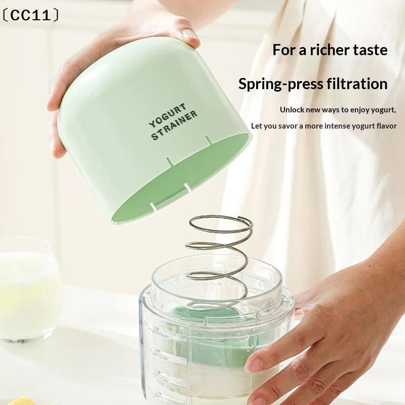 Yogurt Strainer 4 Gear Squeezing Fast Filtration Home Creamy Greek Qme