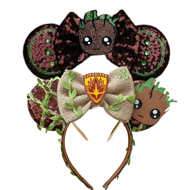 Mickey Mouse Ear Chip n Dale Headands Women Adult Cosplay Squirrel Hairband For Girls Park Travel Photography Hair Accessory Qme Headband 9