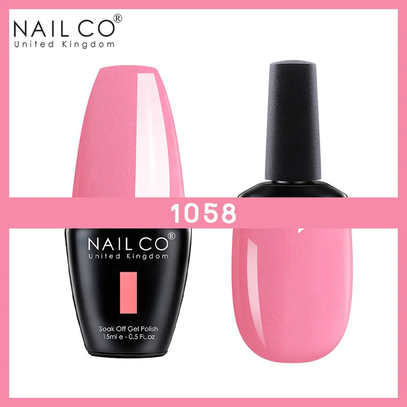 NAILCO Nude Nails Gel Nail Polish UV LED Semi-permant Varnish Hybrid