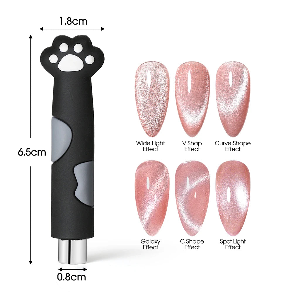 Arte Clavo 6 Styles Cat Eye Magnetic Stick Nail Art Tools Magnet Gel Qme CTB006