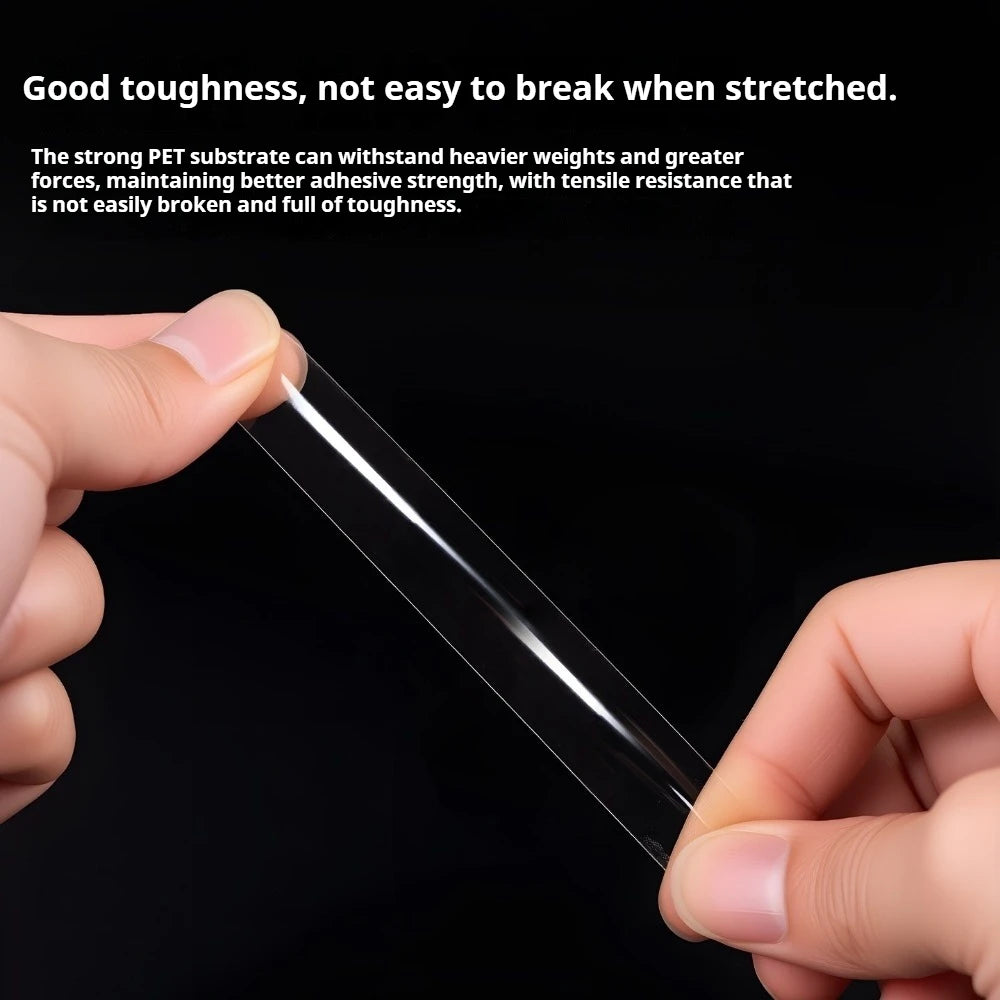 9.84FT Transparent Acrylic Double Sided Tape 6-30mm Width Ultra-strong Self-adhesive Heavy Duty Tape for Home Decoration Qme