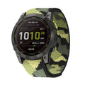 26 20 22mm Nylon Watch Band For Garmin Fenix 7X 6X Pro 7 7S 6 6S 5X 5 5S Plus/Venu 2 Plus Hook and Loop Quick Dry Strap Qme McGr 26mm