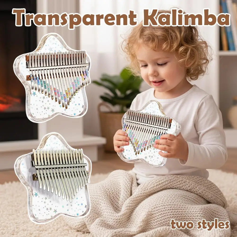 Kalimba Storage Bag Finger Thumb Piano Toy Exquisite Marimba Musical Qme