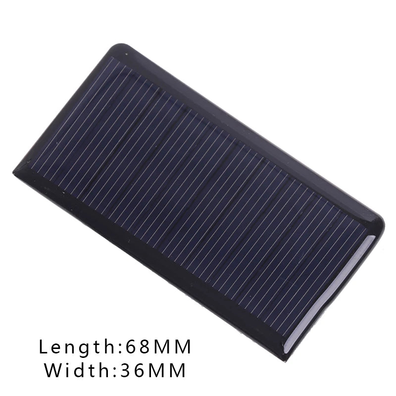 Solar Panel 5V 60MA For Mini Solar Panel Charging And Generating Electricity Qme 1pcs