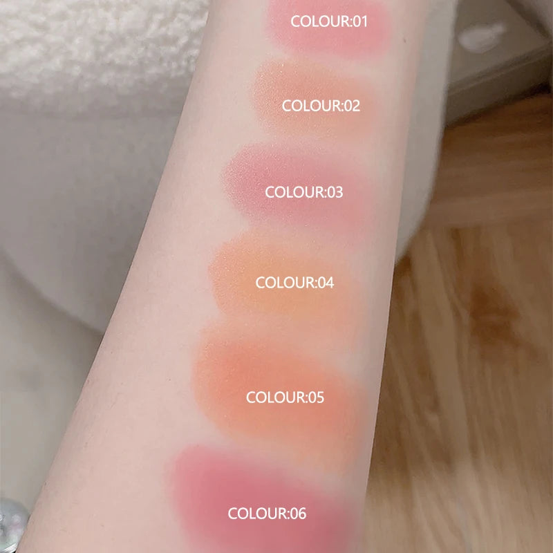 6 Colors Waterproof Blush Cream Long-lasting Multi-use Makeup Women Qme