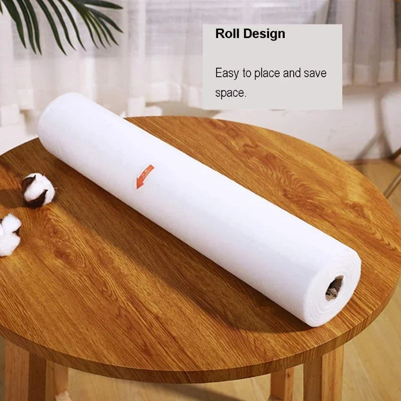 50pcs/roll Disposable Beauty Salon Bed Sheets 50pcs/Roll, Non-Woven Table Cover for Tattoo SPA Eyelash Extension, Paper Roll Qme