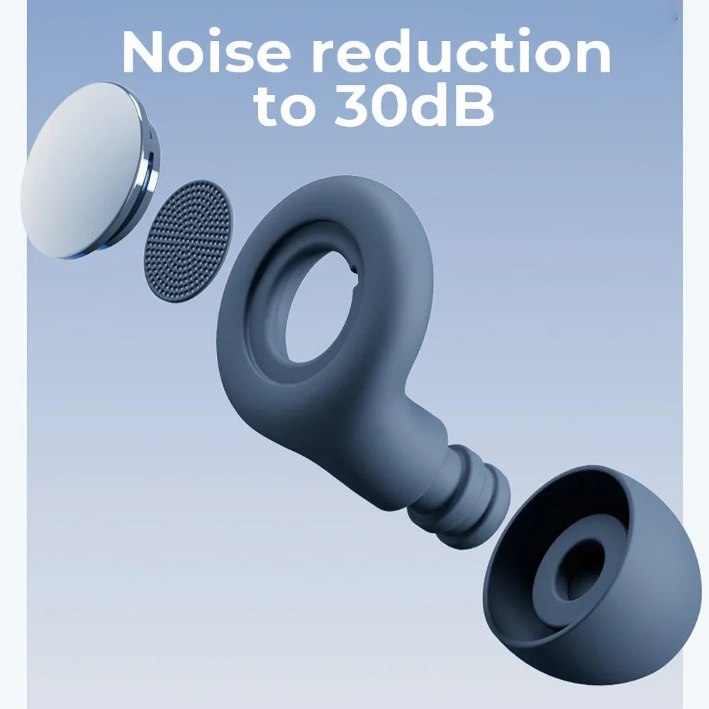 Silicone Earplugs Sleep Noise Cancel Reduction-soundproof Reduce Qme