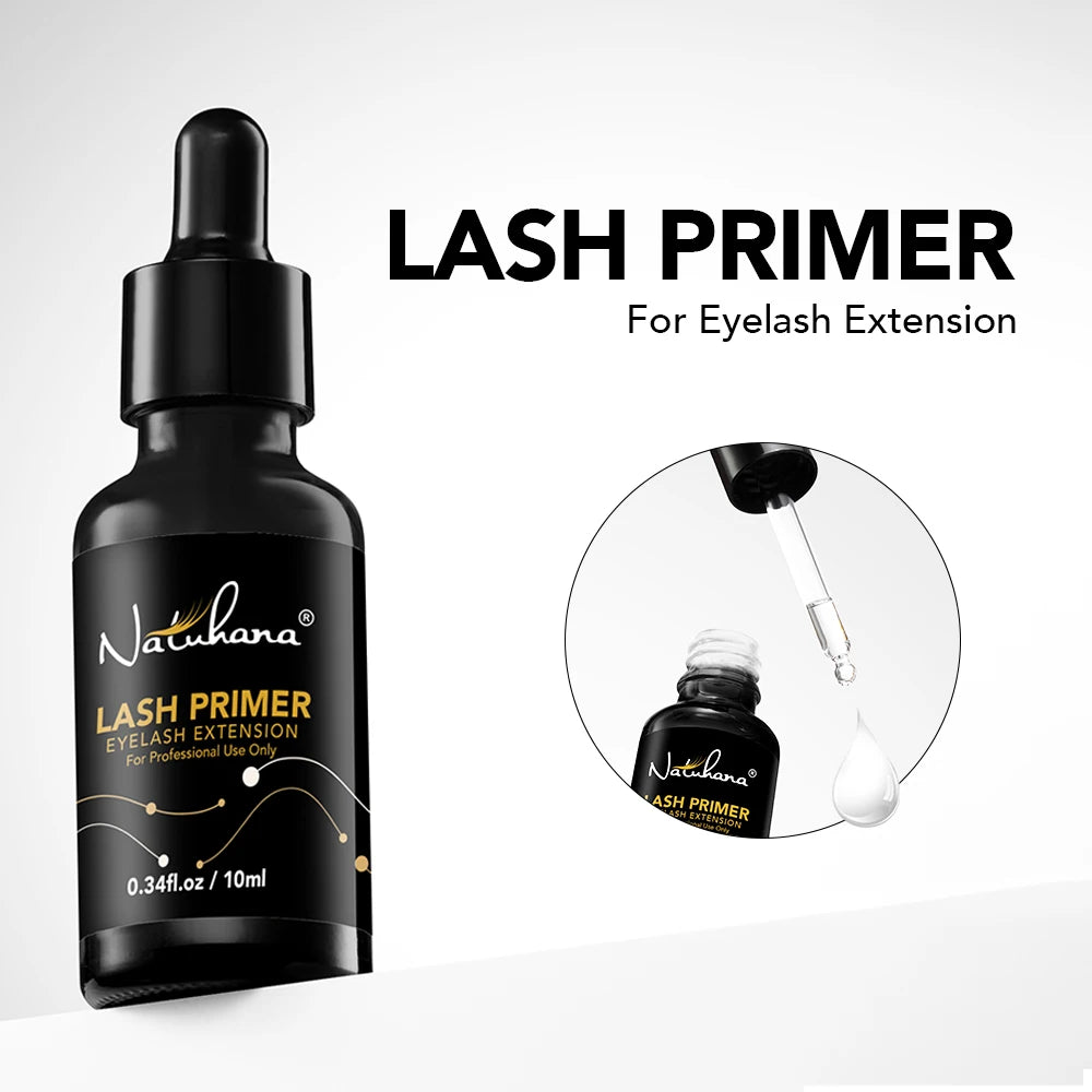 NATUHANA False Eyelash Glue Waterproof Eye Lash Cosmetic Tools Qme Primer