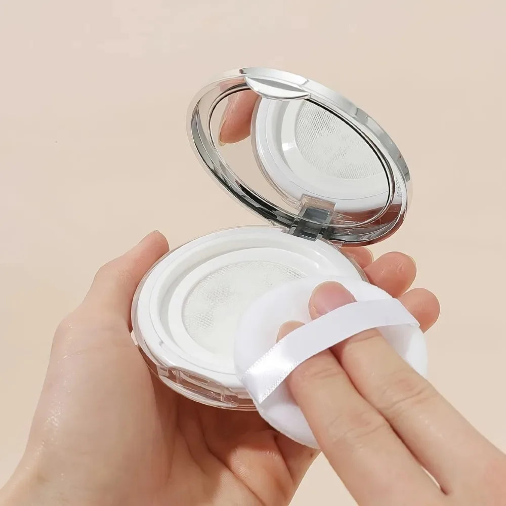Ultra Thin Leak Proof Loose Powder Case Elastic Net Travel Portable Qme