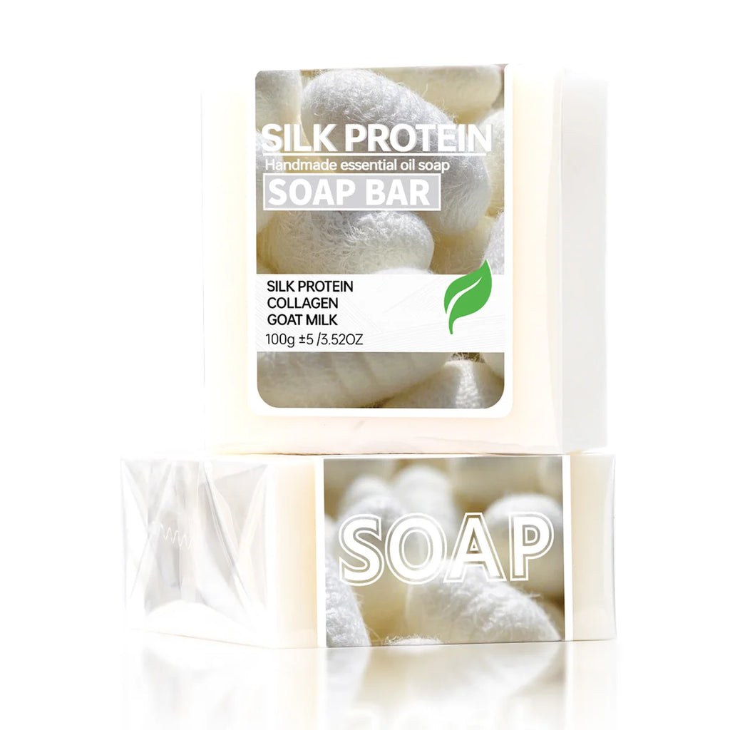 Silk Protein Brushed Handmade Soap Suitable Washing Face Bathing All Qme