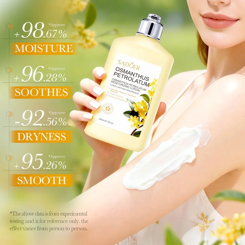 Osmanthus-scented Vaseline Moisturizing Lotion Leaves Skin Smooth Qme