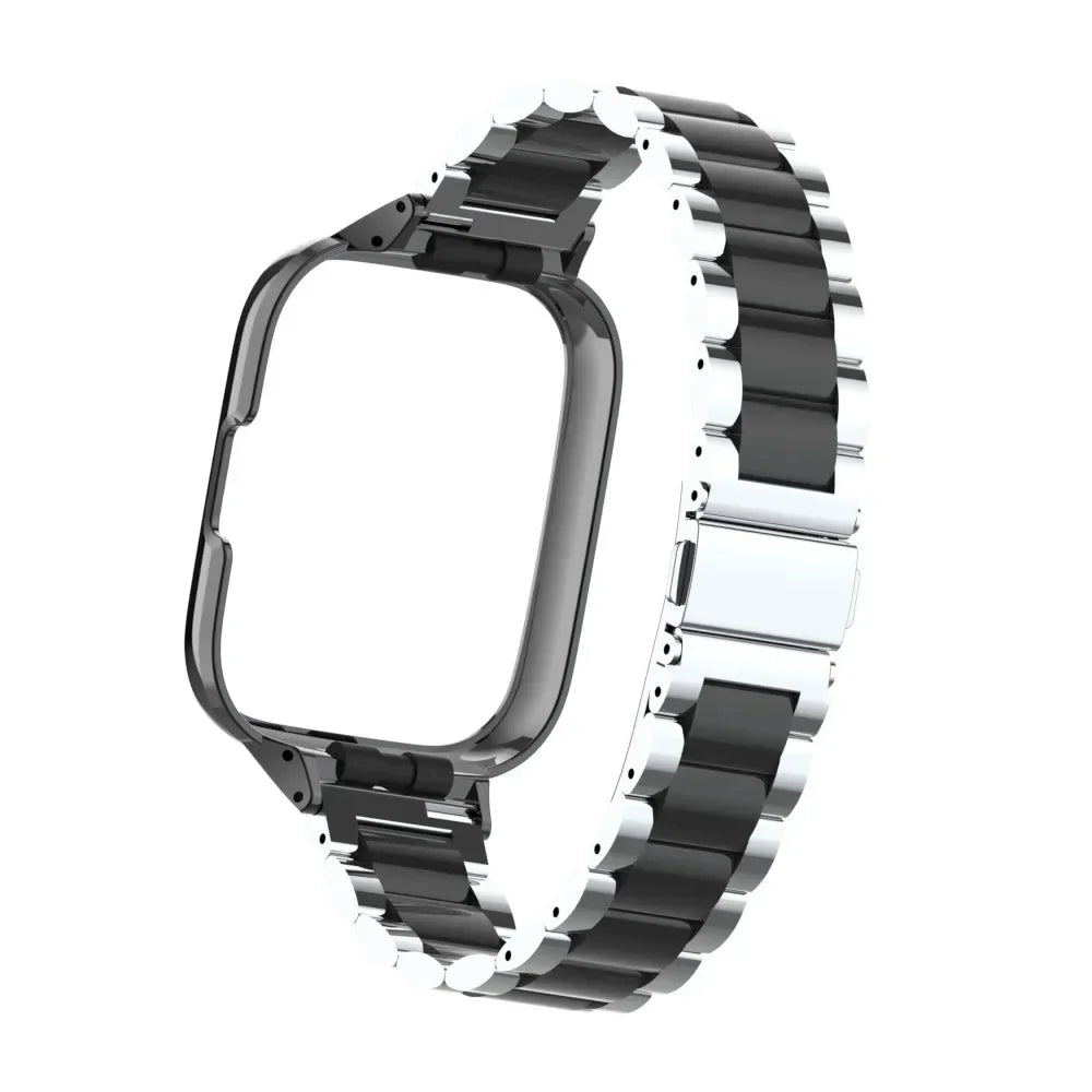 Stainless Steel Strap For Redmi Watch 3 Active Smart Watch Magnetic loop Bracelet Metal Case Protector Mi Watch lite Watchband Qme SB Redmi Watch 3 Active