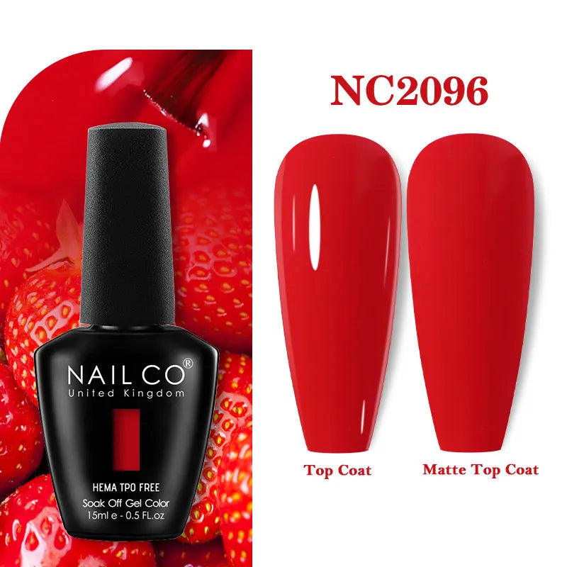 NAILCO Green Series Dark Gel Nail Polish Lasting Hybrid Base Matte