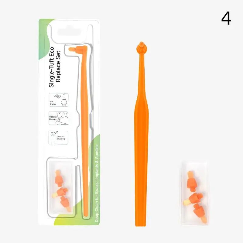 Interdental Brush Single-beam Soft Teeth Replacement Head Cleaning Qme 4