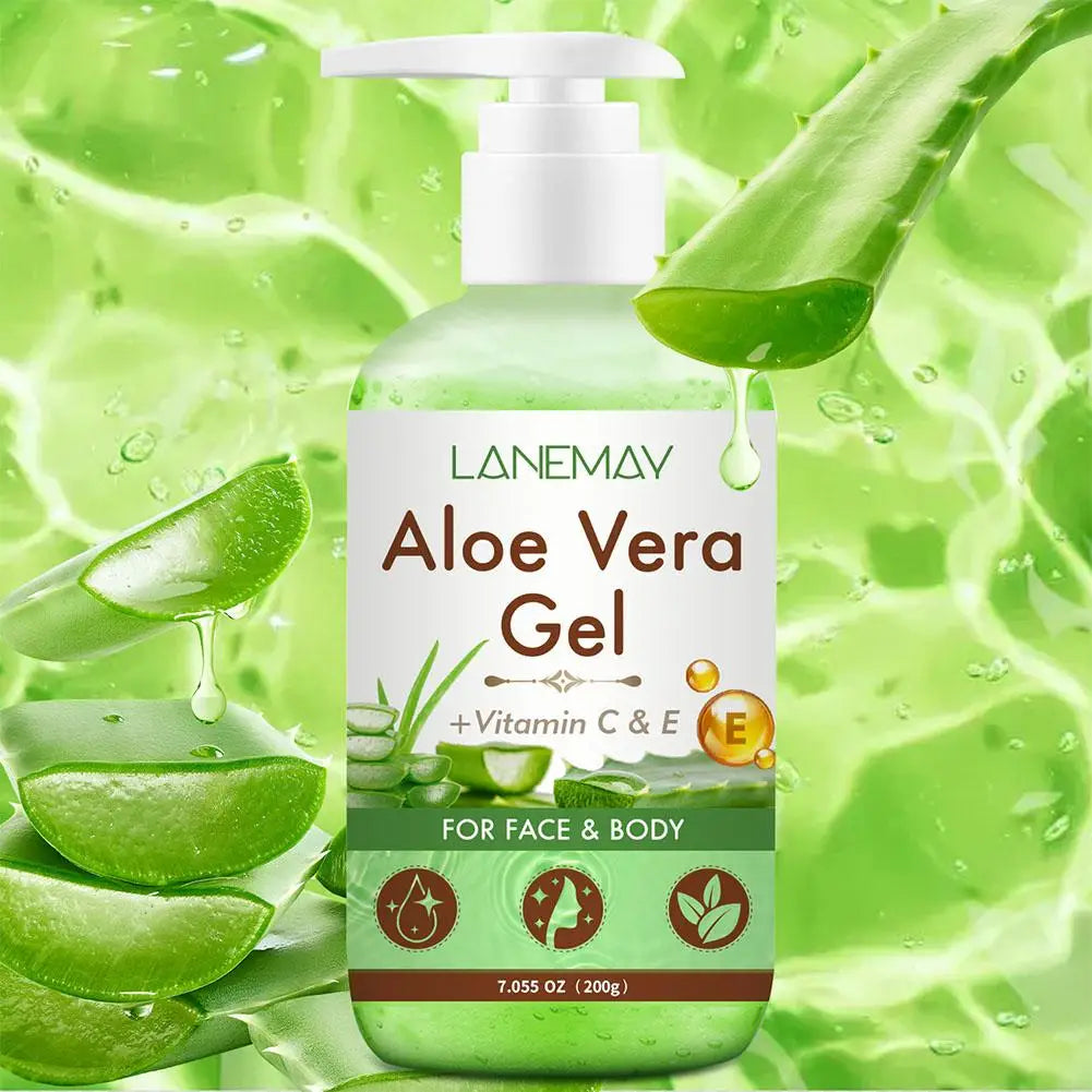 Aloe Vera Gel Cream Hydrating Moisturizing Fast-absorbing Non-sticky Qme