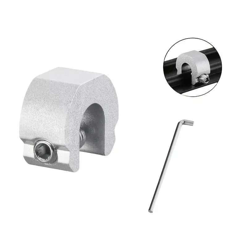 C-type window lock set, metal anti-theft door and window clips, metal safety locks for living room and bedroom windows Qme 1pc silvery